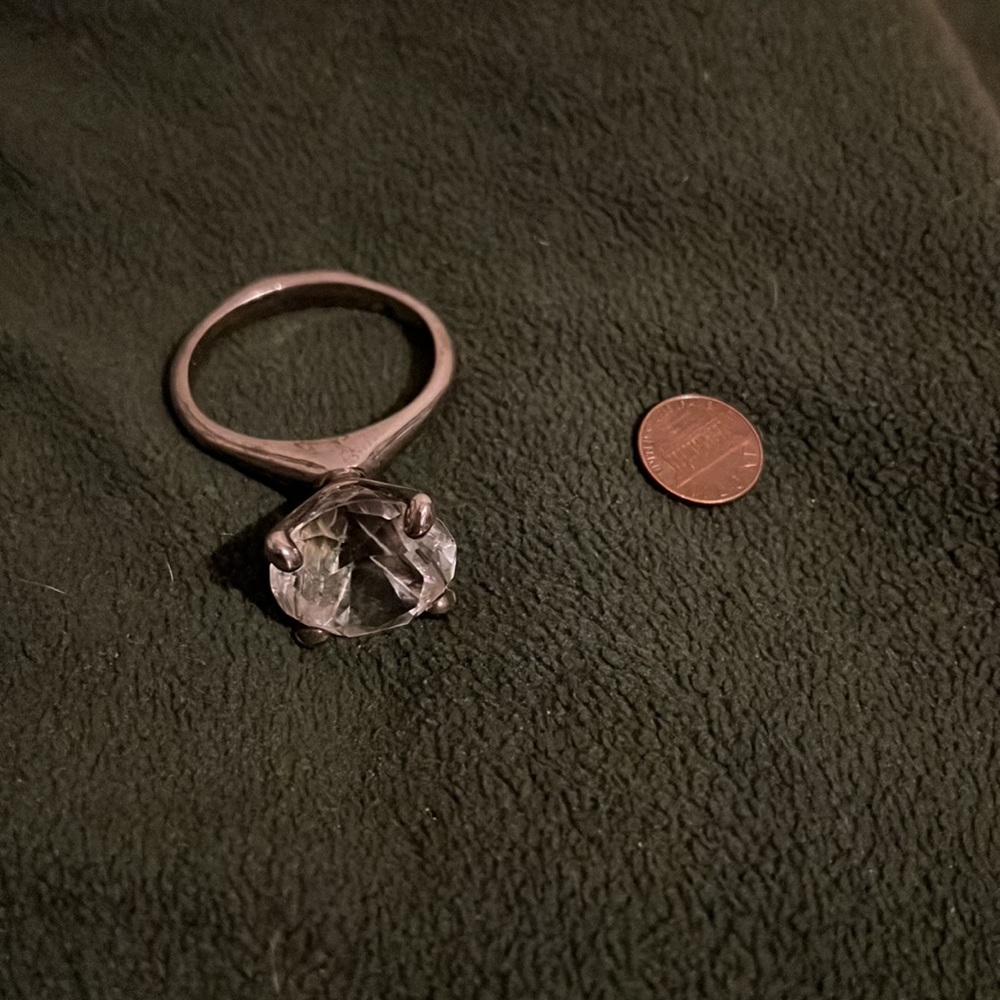 Large Ring Paperweight - Purse Hook - Womens Accessories - Crystals - Home Decor - Picture 5 of 6